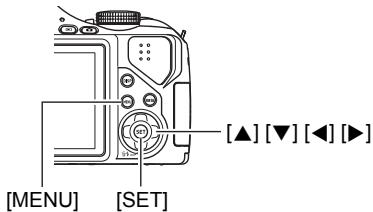 CASIO EX-FH2OBKECA - Exemple de fonctionnement d'un menu - 2