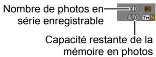 CASIO EX-FH2OBKECA - Utilisez [«] et [»] pour spécifique le temps de préenregistrement, c'est-à-dire la durée d'enregistrement des photos avant et après le mouvement du sujet que vous voulez prendre en photo, puis appuyez sur [SET]. - 2