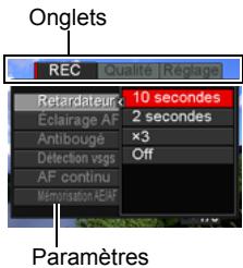 CASIO EX-FH2OBKECA - Exemple de fonctionnement d'un menu - 3