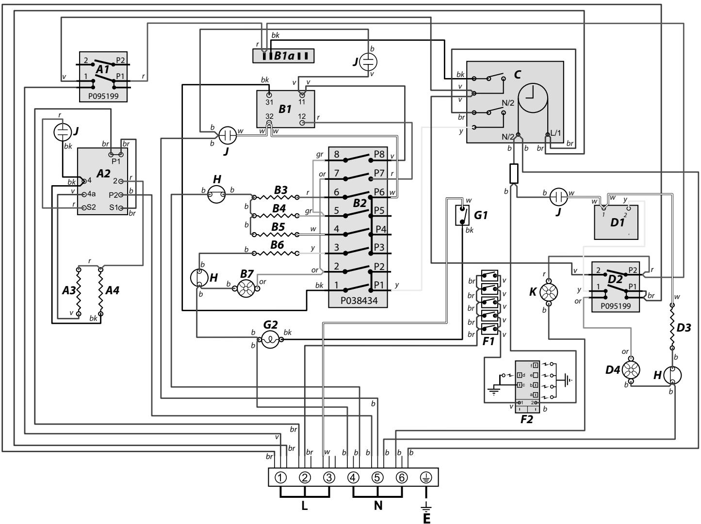 FALCON PDL1OODFGB - Schémas de Câblage - 1
