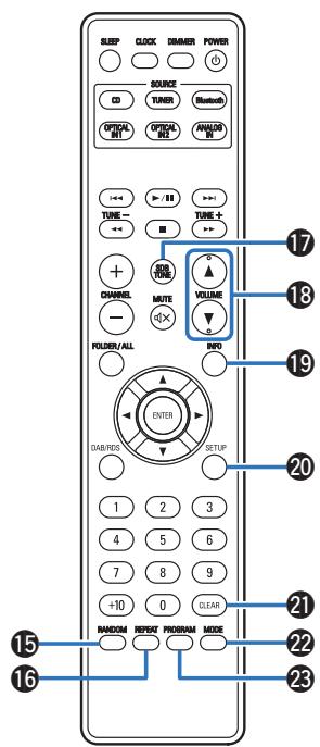 DENON DM41BHBK - Télécommande - 3