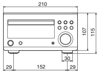 DENON DM41BHBK - Dimensions - 3
