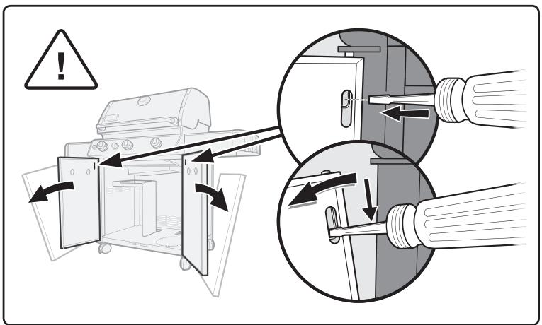 WEBER GENESIS S670 - Dépose de la console de contrôle gaz - 1