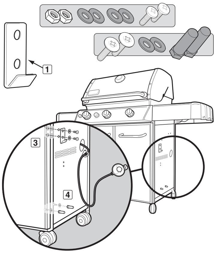 WEBER GENESIS S670 - Positionnement au sol - 1