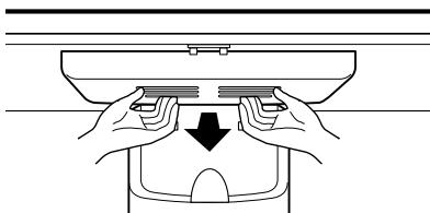 LG-GOLDSTAR GR-F2189 - Pour changer l'ampoule d'éclairage du réfrigérateur: - 1