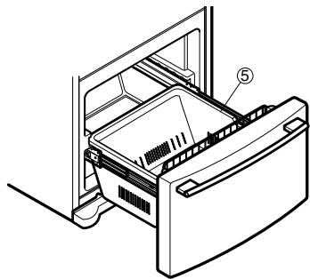 LG-GOLDSTAR GR-F2189 - Installation du tiroir détachable - 3