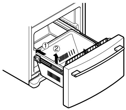 LG-GOLDSTAR GR-F2189 - Remise en place du panier - 2