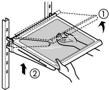 LG-GOLDSTAR GR-F2189 - Réglage des tablettes - 1