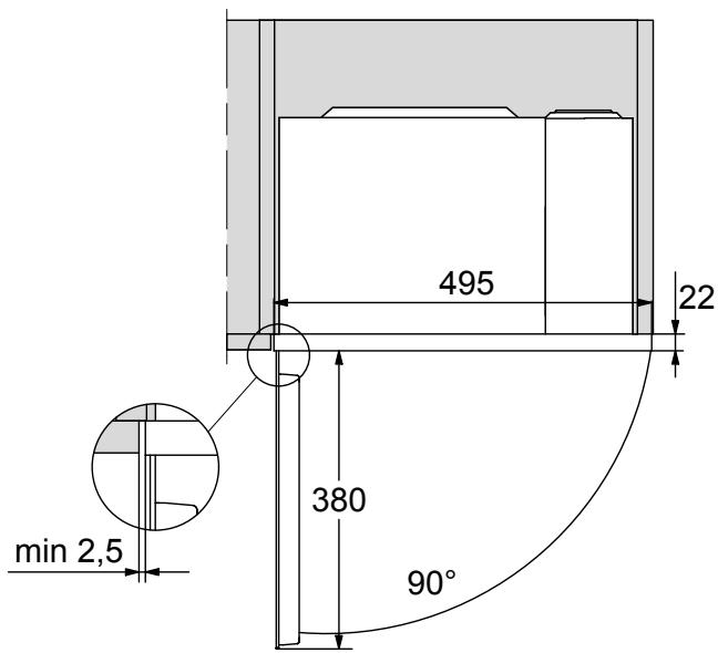 MIELE M 2224 SC - Raccordement colonne - 2