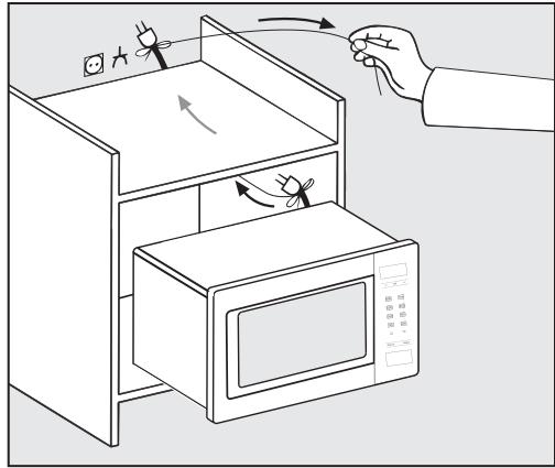 MIELE M 2224 SC - Hauteur de niche 350 mm - 2