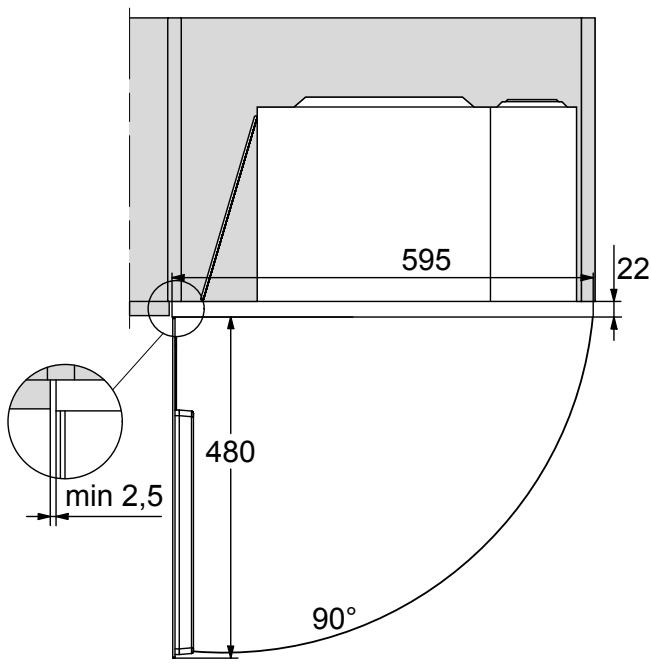 MIELE M 2224 SC - Raccordement colonne - 3