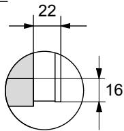 MIELE M 2224 SC - Vue latérale du meuble haut - 2