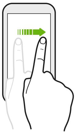 HTC DESIRE 310 BLANC - Faire glisser - 1