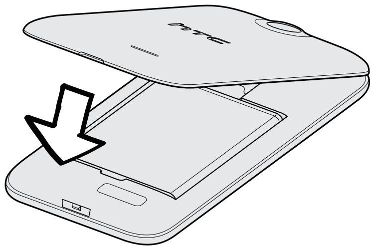 HTC DESIRE 310 BLANC - Remetre le capot arrête - 1