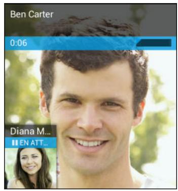 HTC DESIRE 310 BLANC - Basculer entre des appell - 1