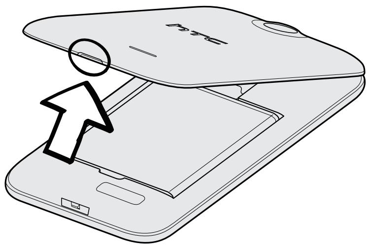 HTC DESIRE 310 BLANC - Retirer le capot arrriere - 1