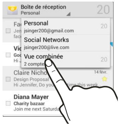 HTC DESIRE 310 BLANC - Ajout d'un compte de messagerie - 2