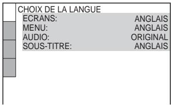 SONY DAV-DZ700FW - Appuyez sur / pour selectionner [PERSONNALISE], puis appuyez sur ENTER. - 1