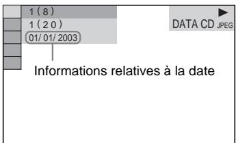 SONY DAV-DZ700FW - Appuyez deux fois sur la touche DISPLAY en cours de lecture. - 1