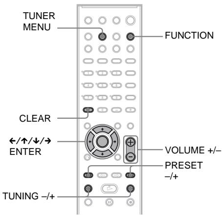 SONY DAV-DZ700FW - Utilisation de la radio - 1