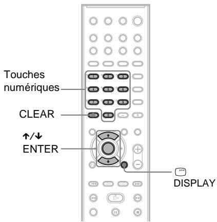 SONY DAV-DZ700FW - Recherche d'un titre/ chapitre/plage/scène, etc. - 2