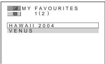 SONY DAV-DZ700FW - Àprous l'étape 2 de la section « Sélection d'un album», appuyez sur ENTER. - 1