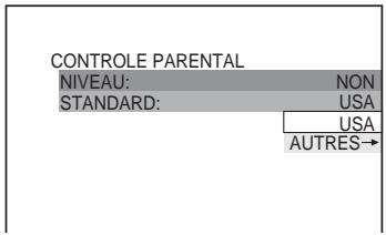 SONY DAV-DZ700FW - Appuyez sur ↑/↓ pour sélectionnner [STANDARD], puis appuyez sur ENTER. - 1