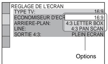 SONY DAV-DZ700FW - Sélectionnez un réglage à l'aide de ↑/↓, puis appuyez sur ENTER. - 1
