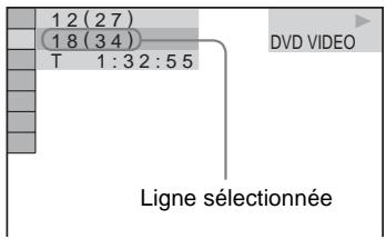 SONY DAV-DZ700FW - Recherche d'un titre/ chapitre/plage/scène, etc. - 11