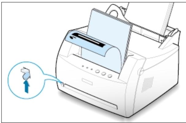 SAMSUNG ML-1200 - Utilisation du bac de sortie face vers le bas - 1