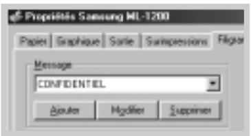 SAMSUNG ML-1200 - Pour creer ou editor un filigrane - 2