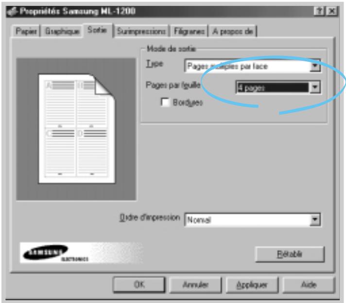SAMSUNG ML-1200 - Impression de plusieurs pages sur une seule feuille - 3