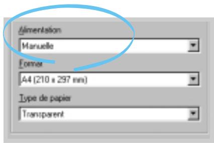 SAMSUNG ML-1200 - Utilisation du bac d'alimentation manuelle - 4