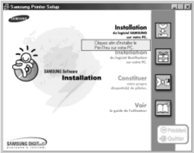 SAMSUNG ML-1200 - Si le lecteur de CD-ROM ne démarre pas automatiquement : - 2