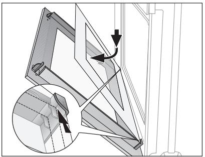 ARTHUR MARTIN FE 3414 WC - Montage de la valve de la porte - 1