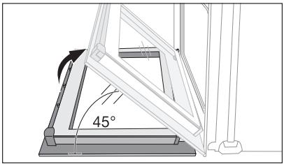 ARTHUR MARTIN FE 3414 WC - Démontage de la vitre de la porte - 3