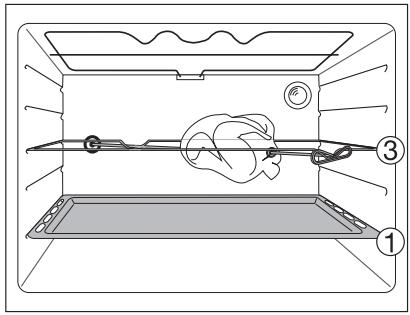 ARTHUR MARTIN FE 3414 WC - Activer le tournebroche - 1