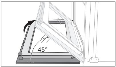 ARTHUR MARTIN FE 3414 WC - Décrochage de la porte du four - 3