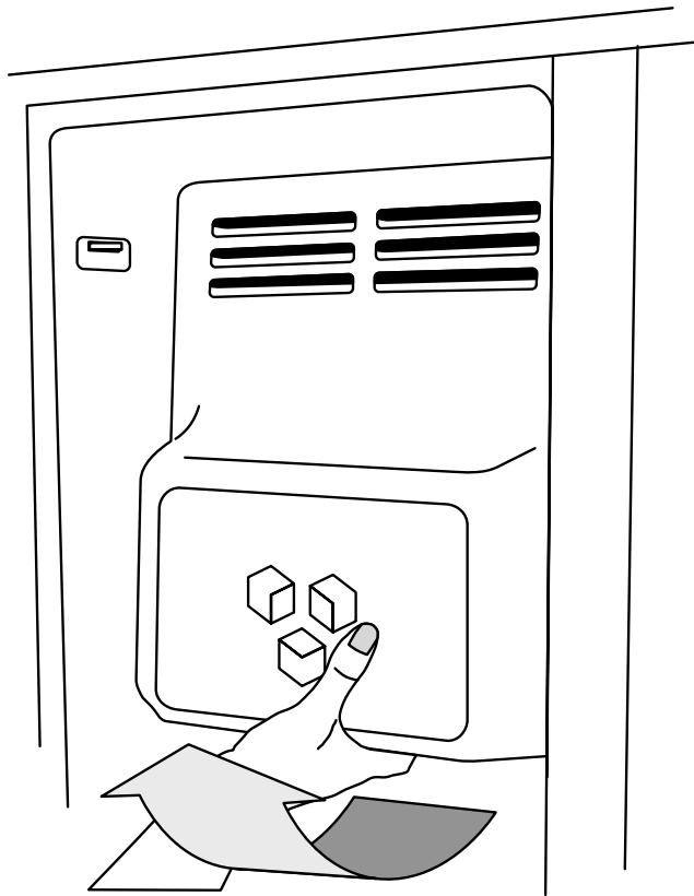 FALCON FSXS661G6B/C - Installation/Retrait du bac à glace - 1