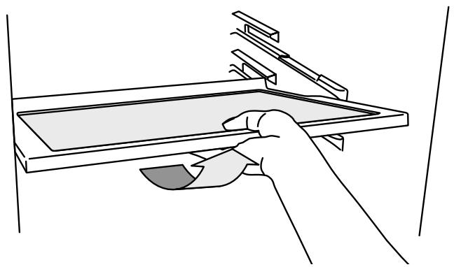 FALCON FSXS661G6B/C - Retrait des clayettes/couvercle du bac à salades/légumes - 1