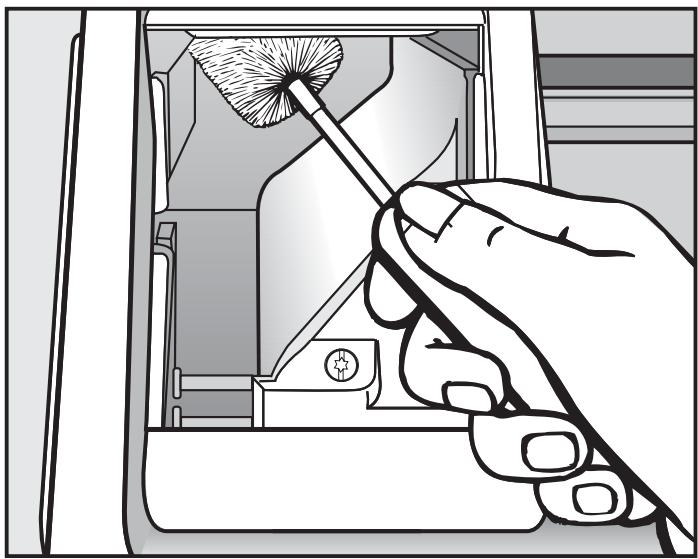 MIELE W614 - Nettoyage de la boîte à produits - 3