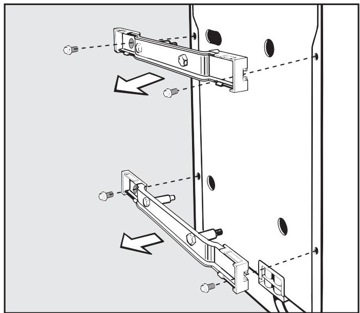 MIELE W614 - Démontage des securités de transport - 2