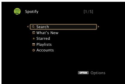 MARANTZ SR7008SG - Utilisez pour selectionner le menu, puis appuyez sur ENTER. - 1