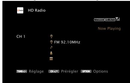 MARANTZ SR7008SG - Écoute d'émissions HD Radio - 1