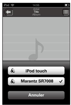MARANTZ SR7008SG - Lecture de titres de votre iPhone, iPod touch ou iPad - 2