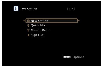 MARANTZ SR7008SG - Creation d'une station - 1