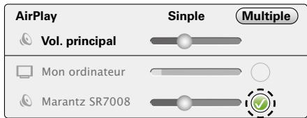 MARANTZ SR7008SG - Sélection d'enceintes (matériels) multiples - 1