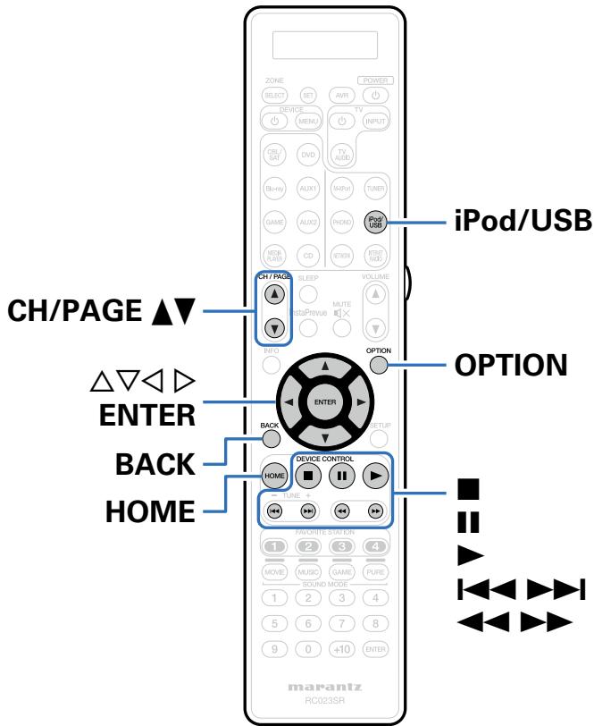MARANTZ SR7008SG - Lecture du content d'un dispositif mémoire USB - 1