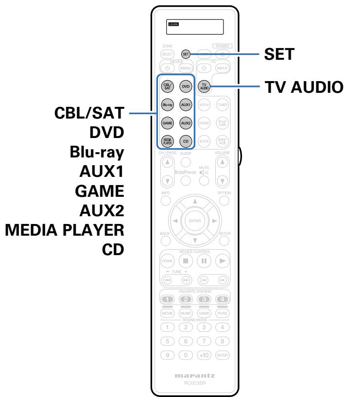 MARANTZ SR7008SG - Utilisation de la fonction d'apprentissage - 1