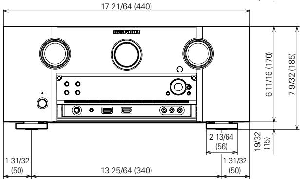 MARANTZ SR7008SG - Dimensions - 3